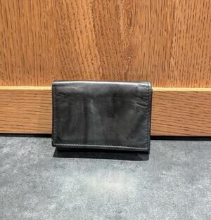 RFID Blocking Black Soft Leather Wallet Men's